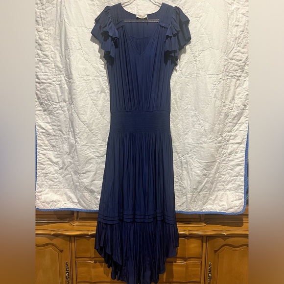 Ramy Brook Ali Japanese Tech
Midi Dress In Spring Navy Sz:Medium - Picture 3 of 14